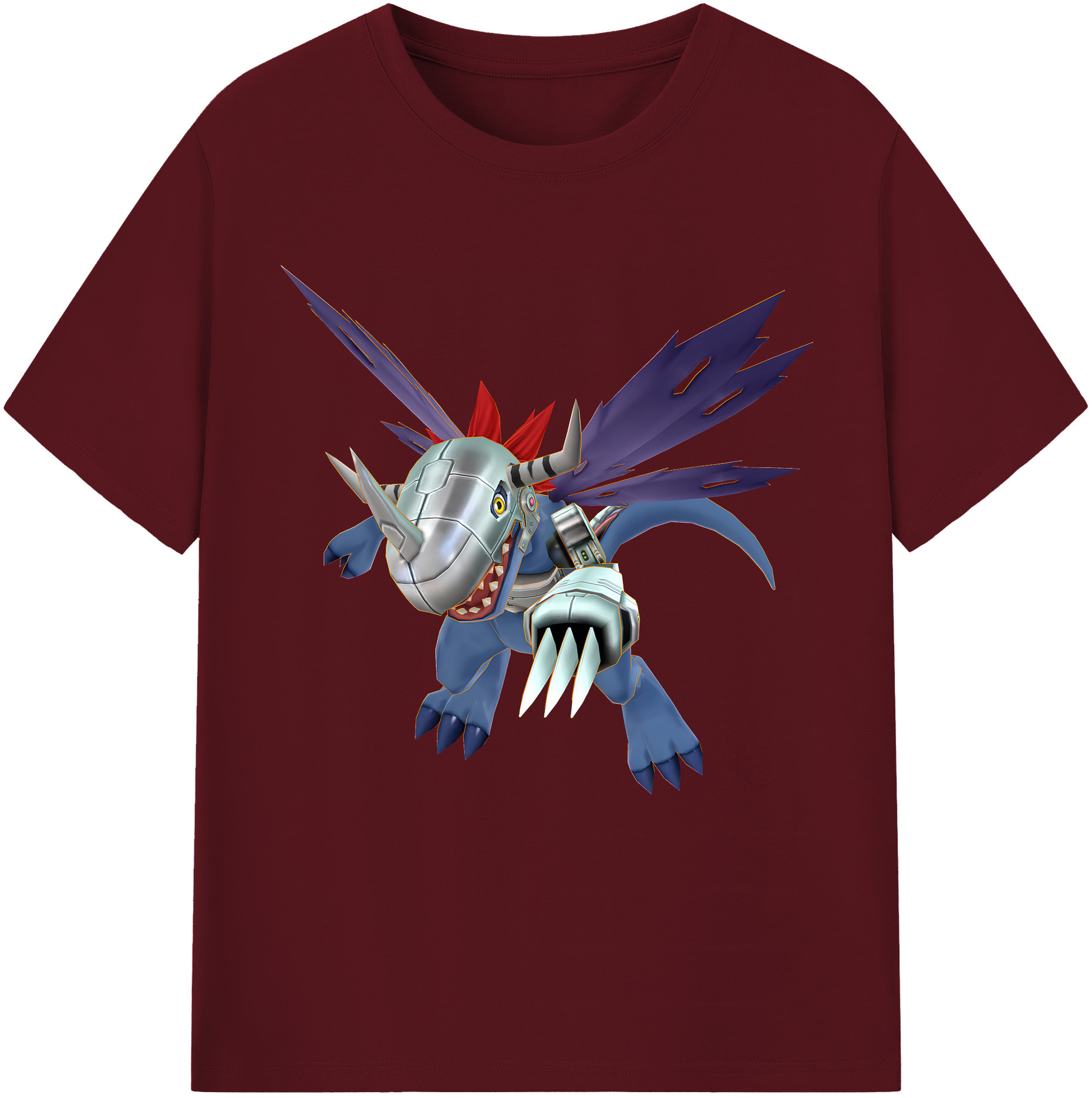 （画像用） Digimon デジタルモンスター/デジモン 綿100％半袖Tシャツ（フロントプリント）